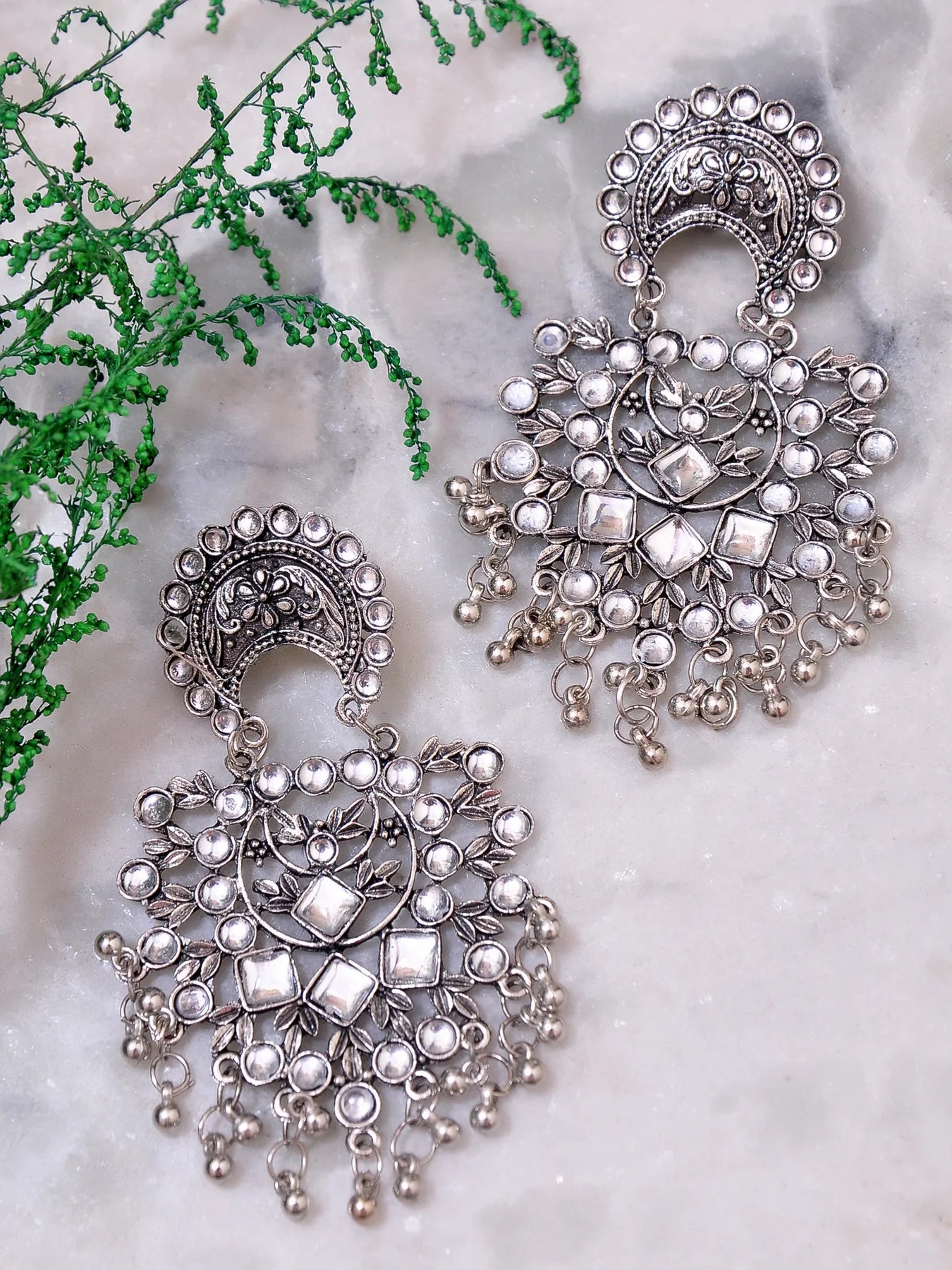 Decoding the Charm of Oxidised Jewellery: A Deep Dive into Silver Oxidised Pendants & Jhumka Earrings