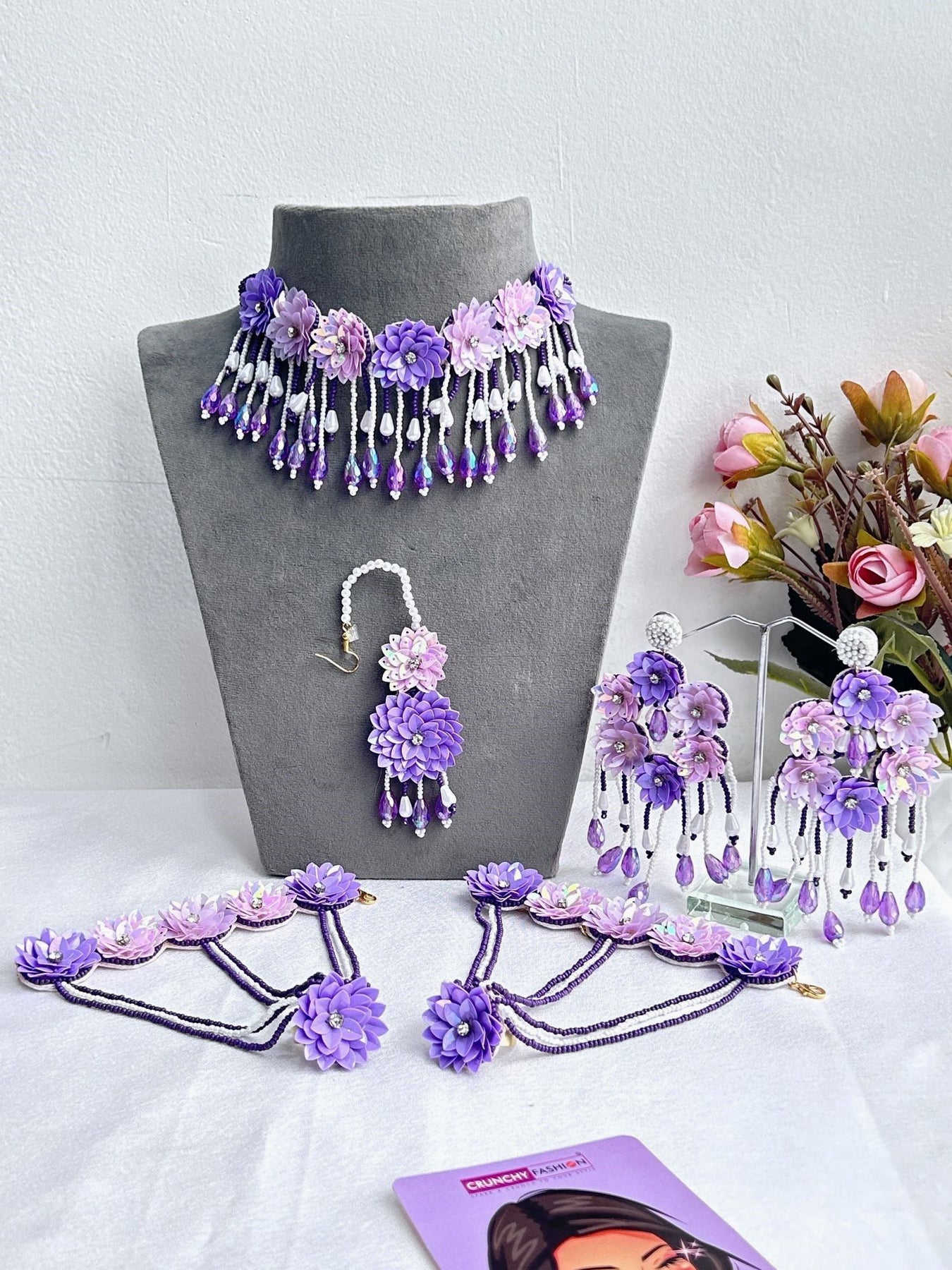 floral jewellery