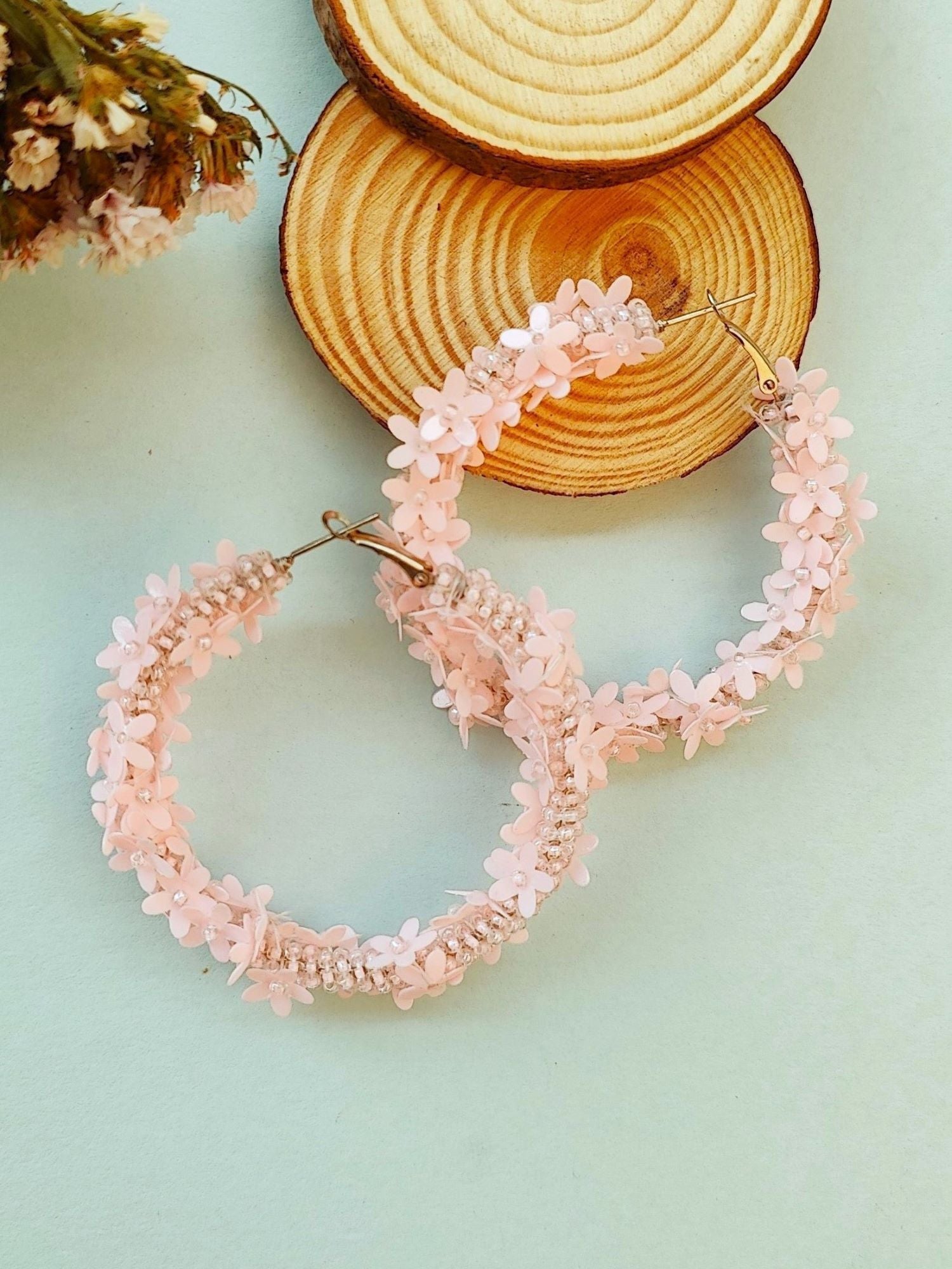 Seed Bead Hoop Earrings – Wild Horse Boutique