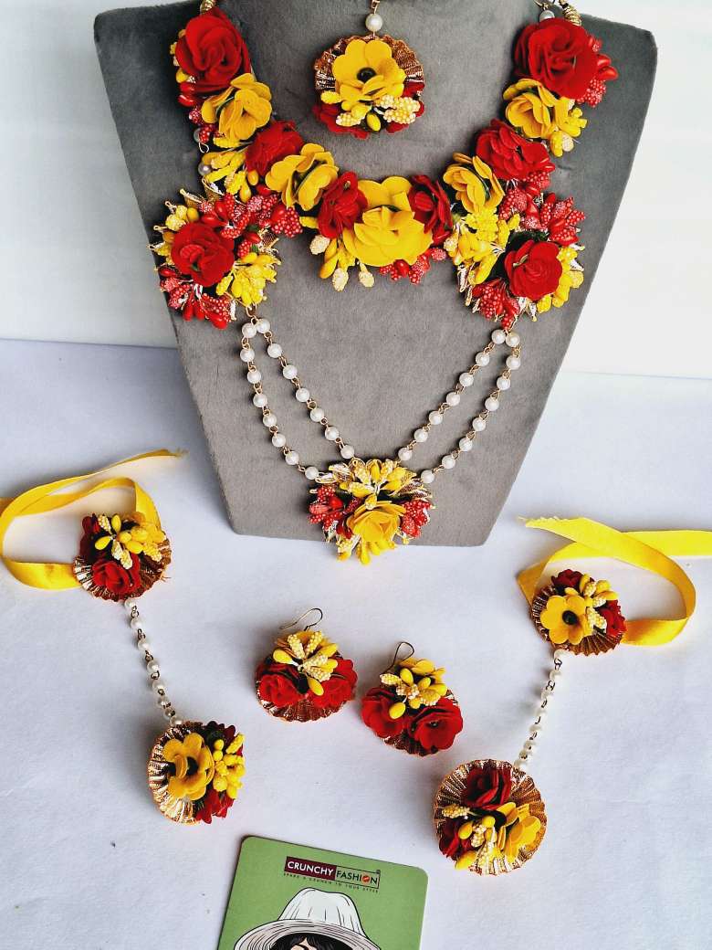 Yellow fashion deals jewelry set